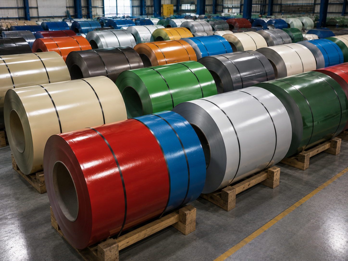 Belfort Materials - Pre-Painted Galvalume Steel Coil - PPGL