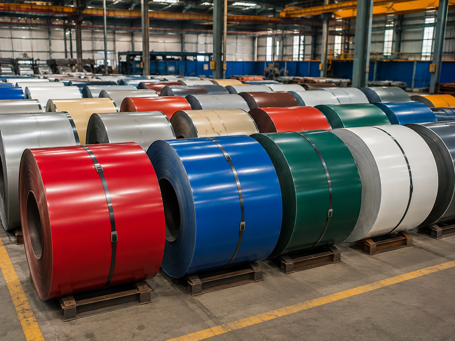 Belfort Materials - Pre-Painted Galvanised Steel Coil - PPGI