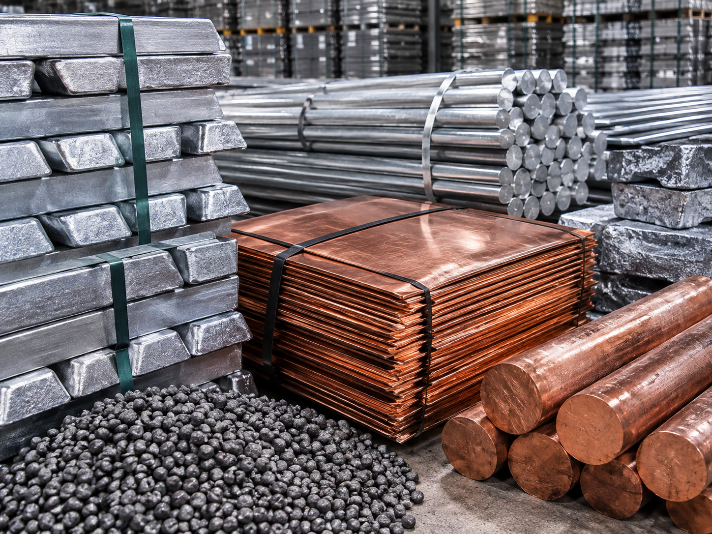 Belfort Materials - Primary Raw Materials Steel, Aluminum and Copper